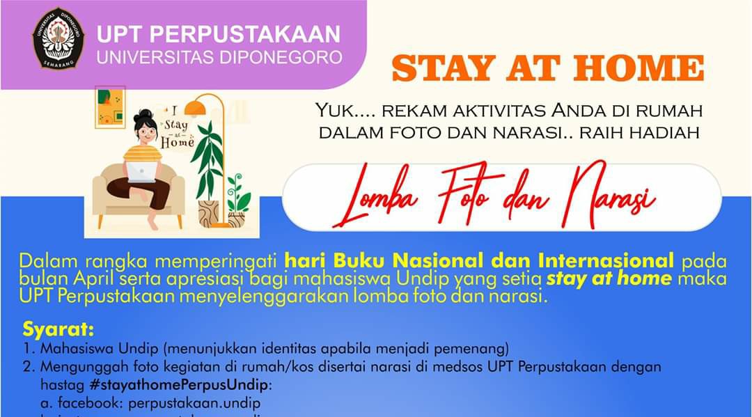 Lomba Foto dan Narasi: “STAY AT HOME” *Raih hadiahnya*