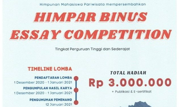 Informasi Lomba Menulis Esai Tahun 2021