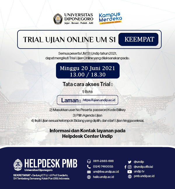 Trial Ujian Mandiri S1 Online Keempat