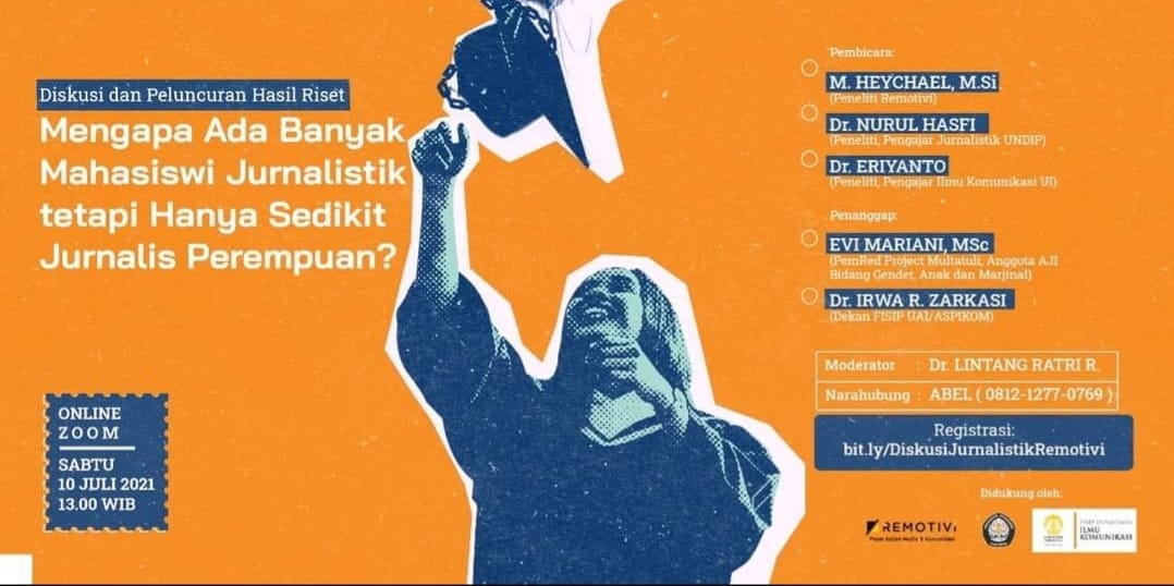 The Communication Sciences UNDIP And Remotivi’s Research Collaboration, “Why Are There So Many Female Journalism Students And Few Female Journalists?”