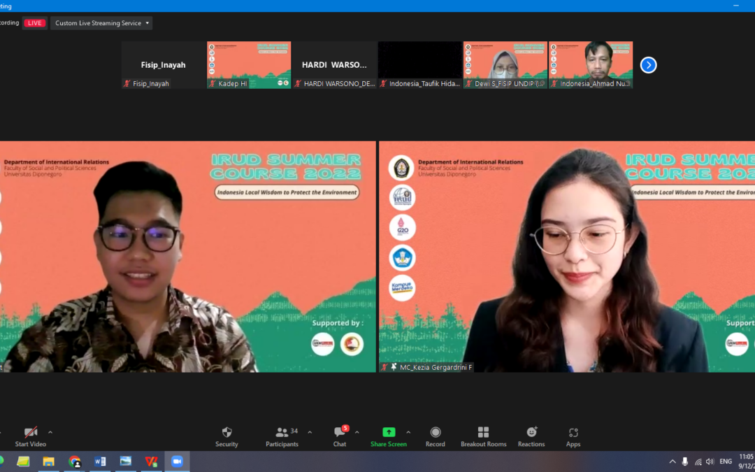 Upacara Pembukaan Summer Course IRUD 2022