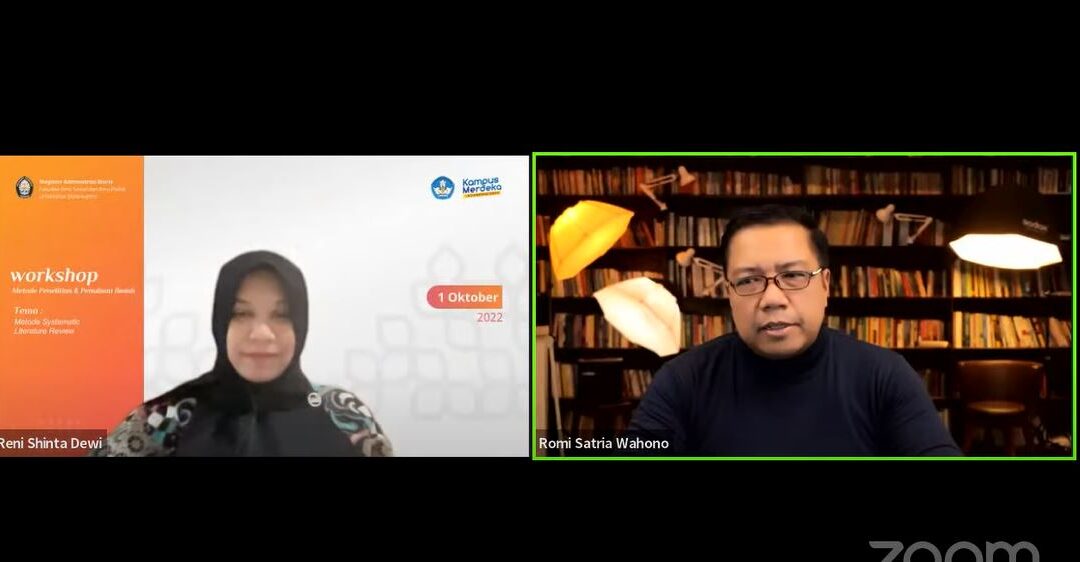 Magister Administrasi Gelar Workshop Metode Penelitian dan Penulisan Ilmiah, Systematic Literature Review