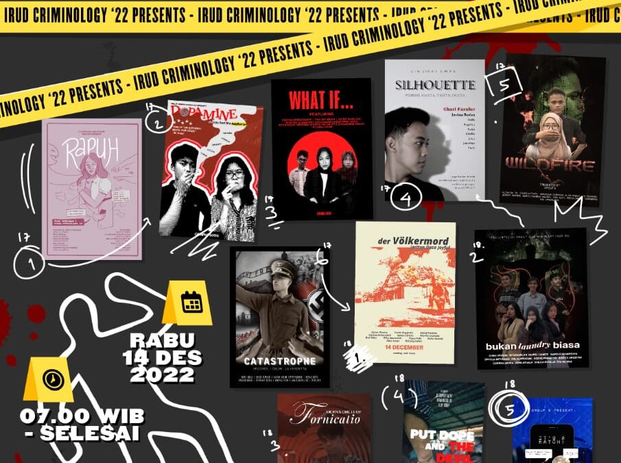IRUD Criminology ’22 Mempersembahkan, Movie Screening!