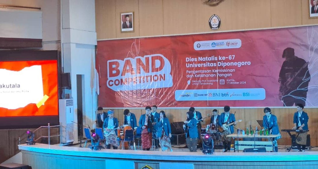 Using Used Goods, Sakutala Fisip Wins 1st Place in The Student Band Competition at Dies Natalis 67th Diponegoro University
