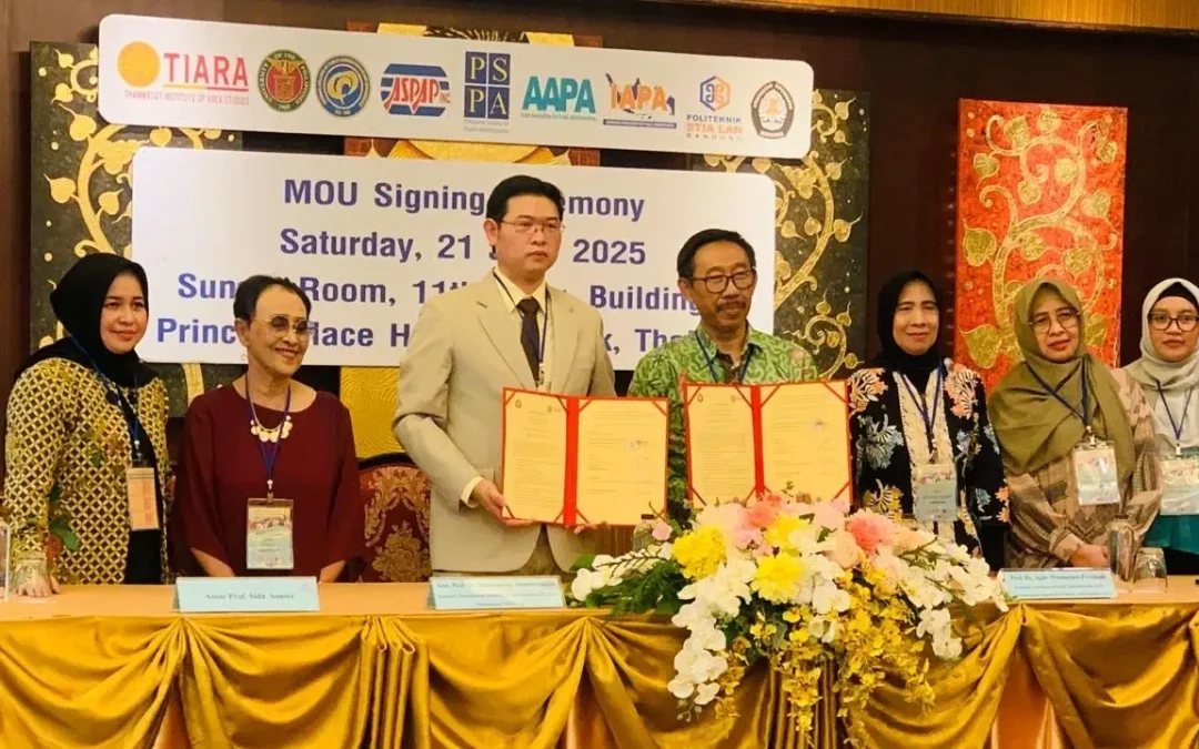 Lecturers from the Department of Public Administration FISIP UNDIP Participate in International Conference in Bangkok and Sign MOA with Thammasat Institute