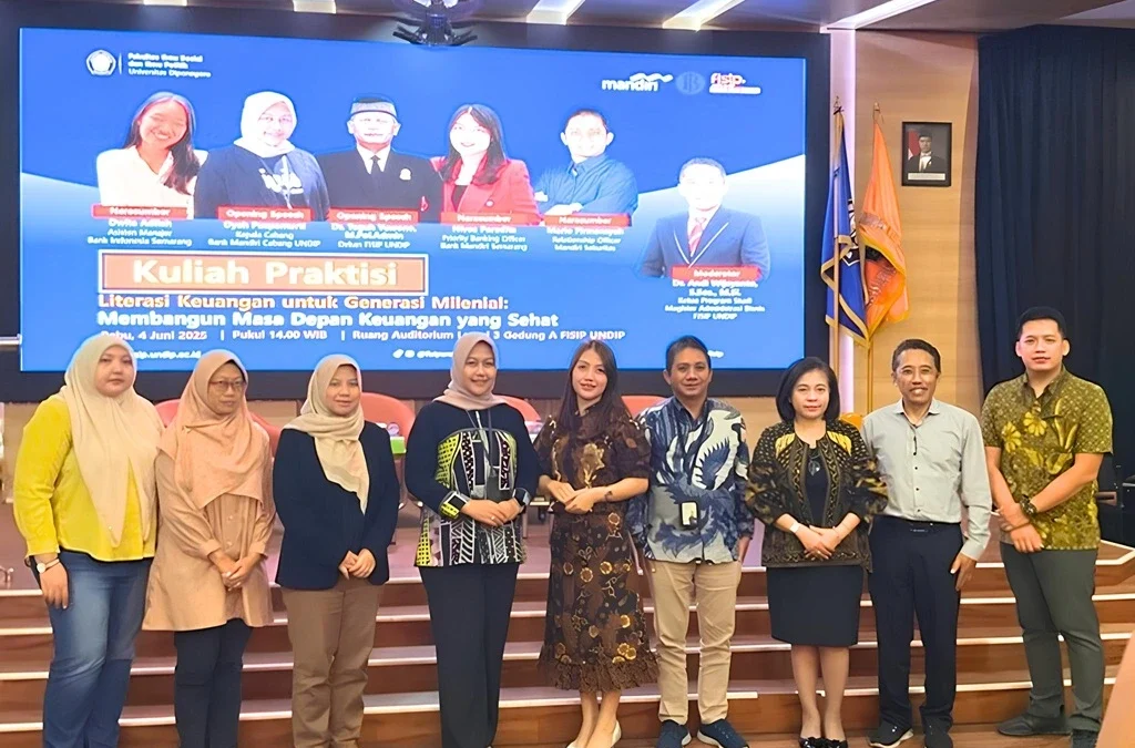 Literasi Keuangan untuk Mahasiswa: FISIP UNDIP Hadirkan Praktisi dari Bank Mandiri dan Mandiri Sekuritas