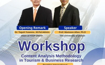 International Workshop – Content Analysis Methodology in Tourism & Business Research