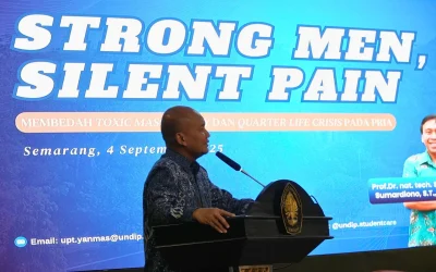 Talkshow “Strong Men, Silent Pain” Kupas Toxic Masculinity dan Quarter Life Crisis untuk Kesehatan Mental Mahasiswa Undip